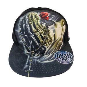Dyse One "Praying Hands" Snapback HatCap Hip Hop Streetwear EDM Festival Wear